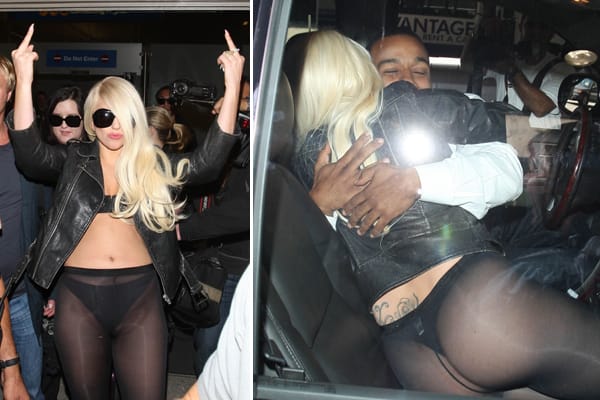 Sneak reccomend Gaga upskirt no pants