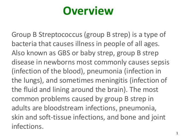 best of Cause vagina B streptococci