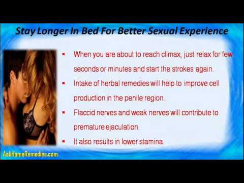 Tips on a longer orgasm