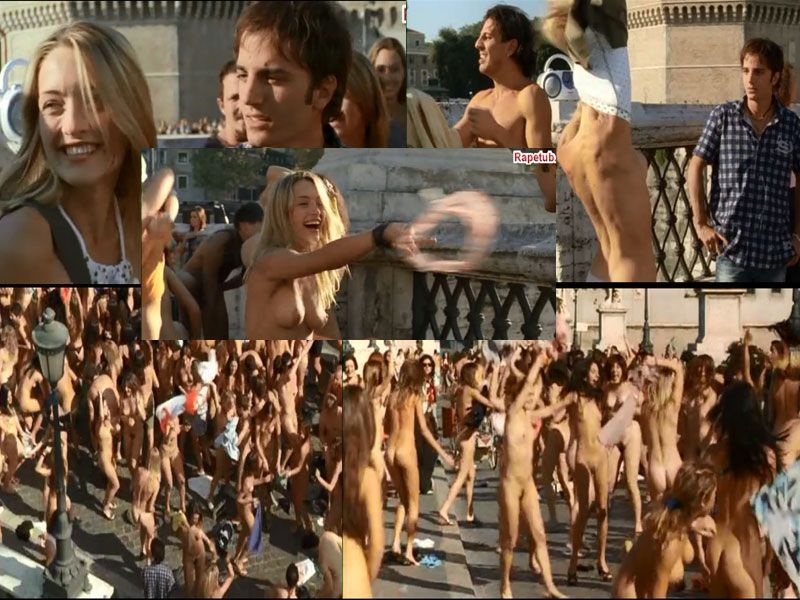 Nudist women dancing
