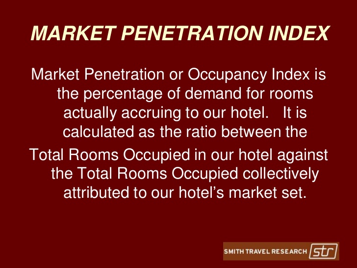 best of Market penetration index Hotel