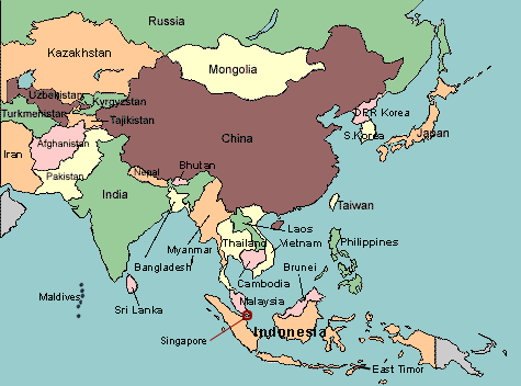 Hot C. reccomend Asian geography quizes