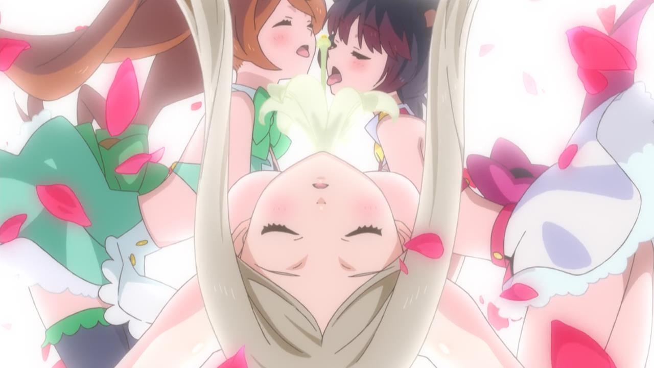 Anime lesbians in shower