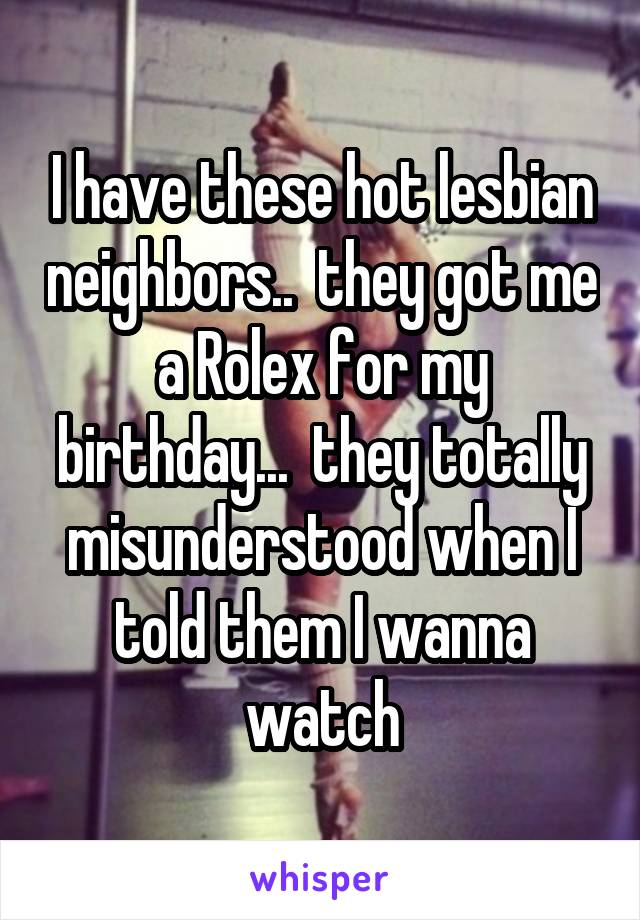 Hot lesbian neighbors