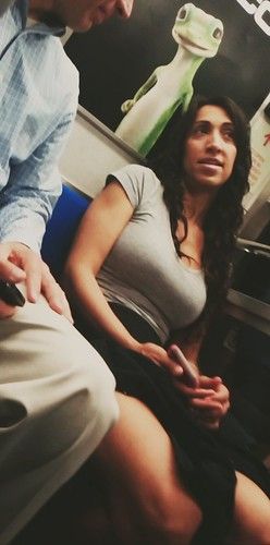 best of On train Busty a