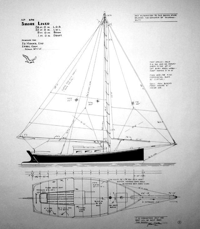 Amateur boat building drawing