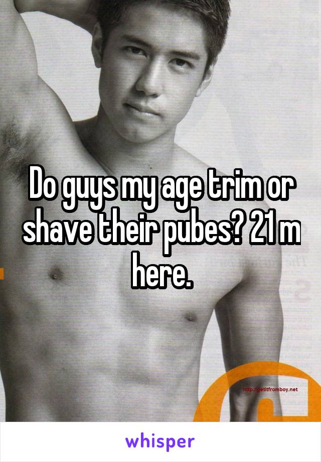 Should guys shave their dick