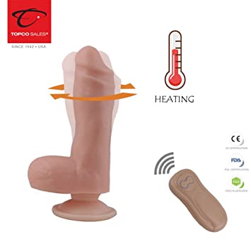 best of Vibrating heated dildo Realistic