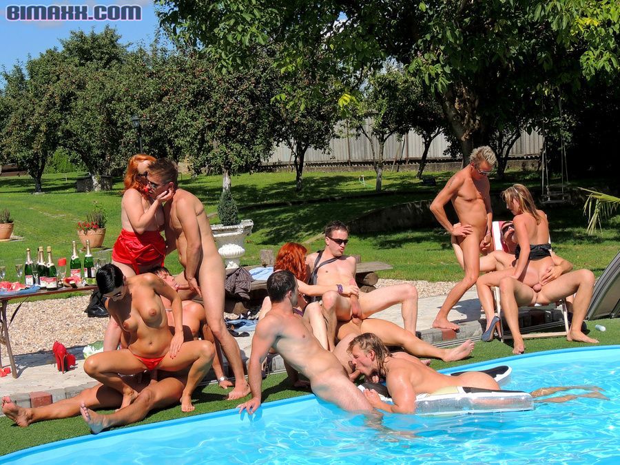 best of Orgy Pool tube fun