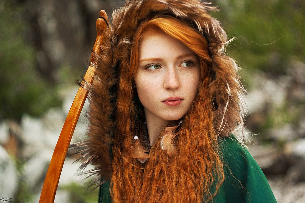 Anya model redhead