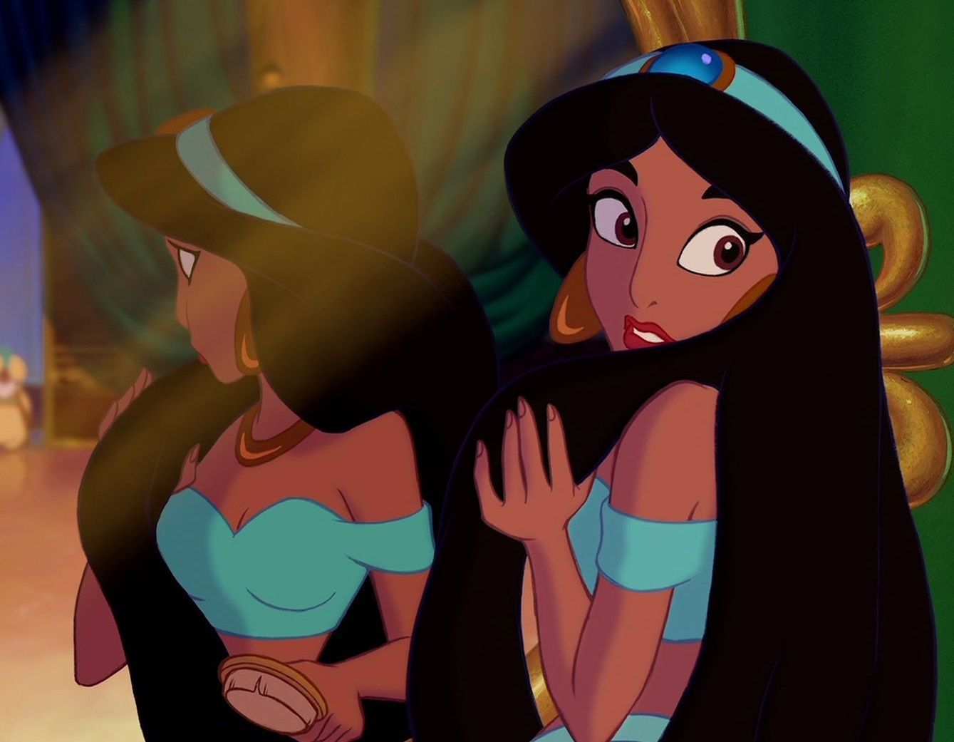 Disneys jasmines boob