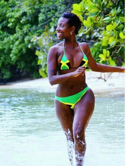 Knuckleball reccomend Jamaica flag bikini