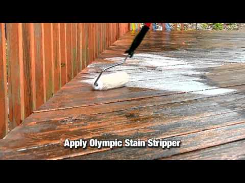 Winter reccomend Deck stain stripper