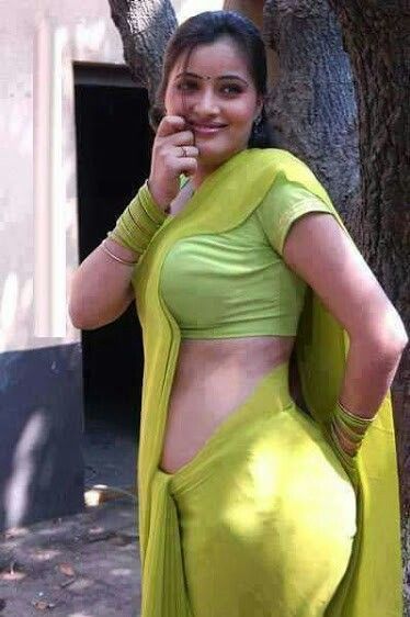 Busty indian girl in a saree