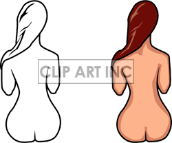 Nudist clip art