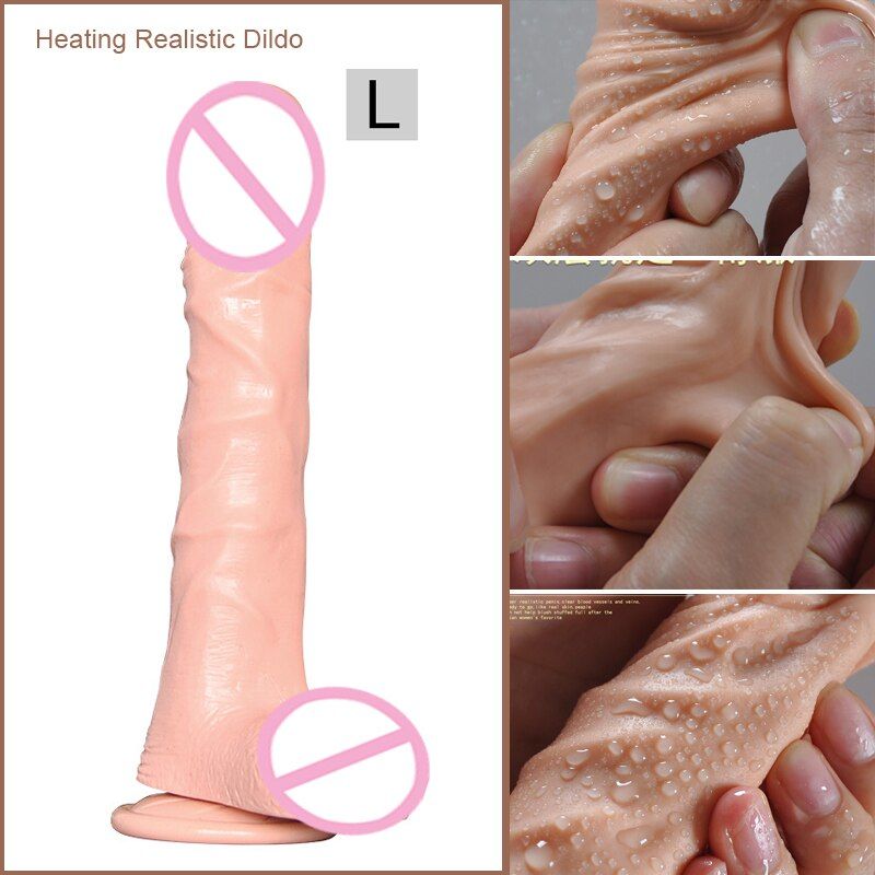 Breezy reccomend Realistic dildo vibrating heated