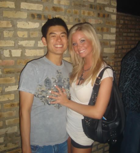 Asian man and white woman