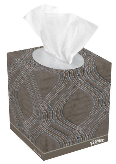 Travel size facial tissues