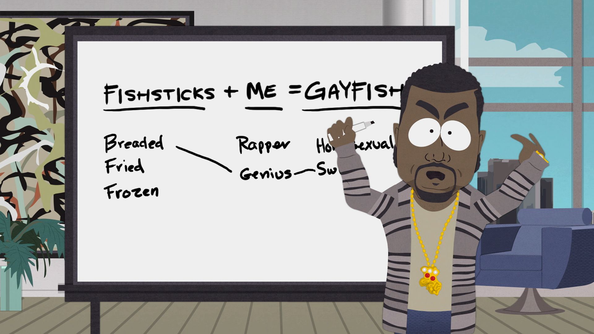 Pic of kanye west gay fish