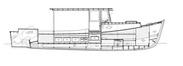 Amateur boat building drawing