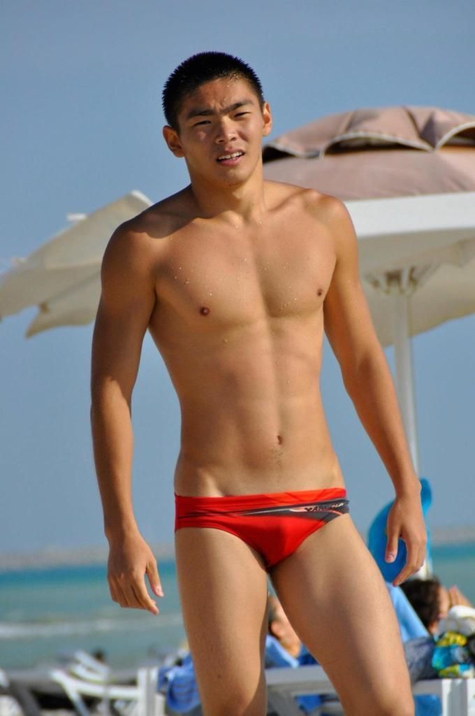 Infiniti reccomend Asian boys in swimsuits