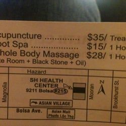 Asian massage in westminster california
