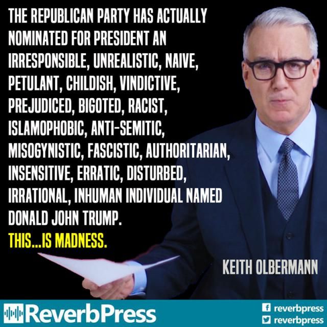 Tailgate reccomend Keith olbermann is an asshole