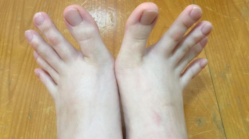 Bizarre foot sex