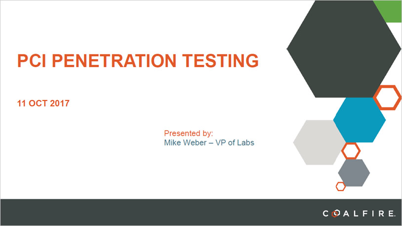 Pci penetration testing