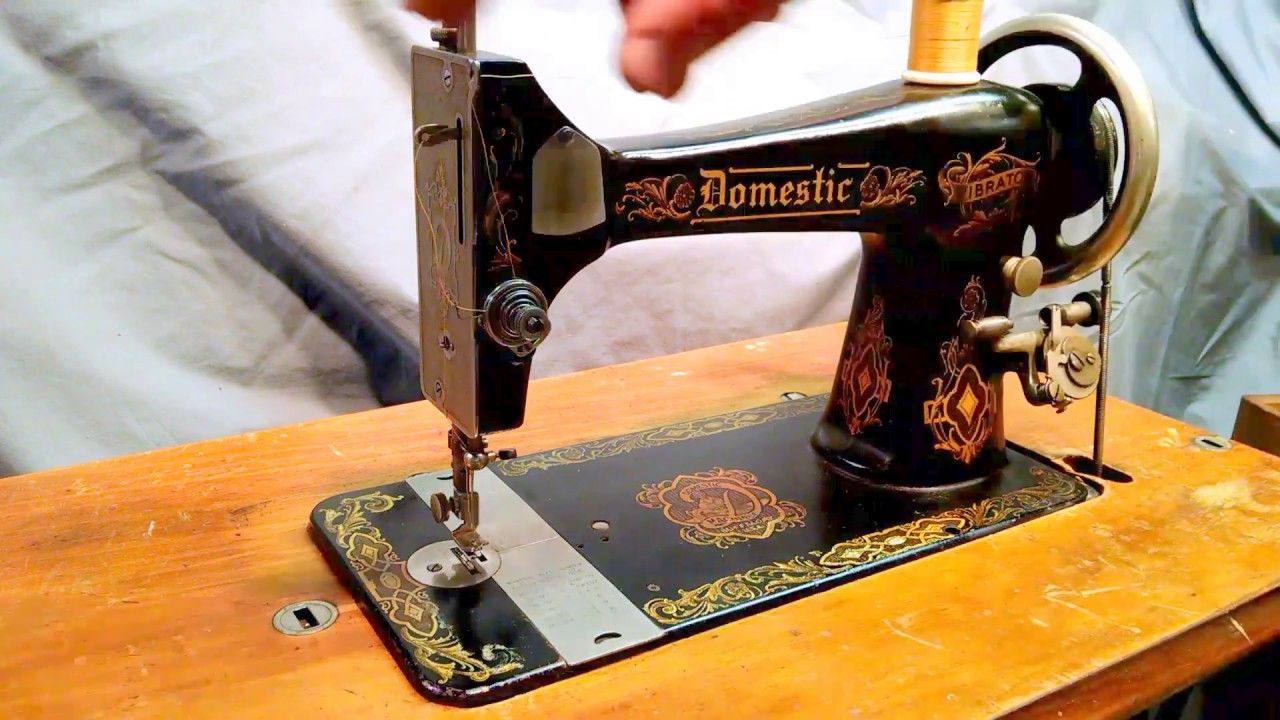 Antique domestic vibrator sewing machine