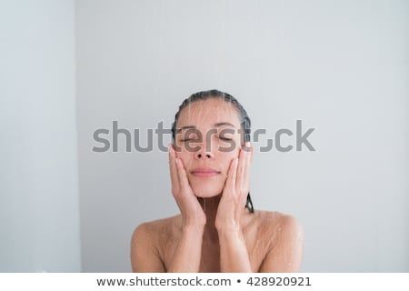Asian girl shower massage