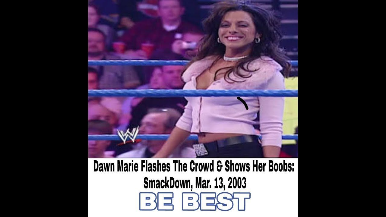 Dawn marie shows tits on smackdown