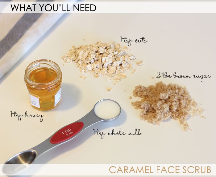 Homemade facial scrub recipe