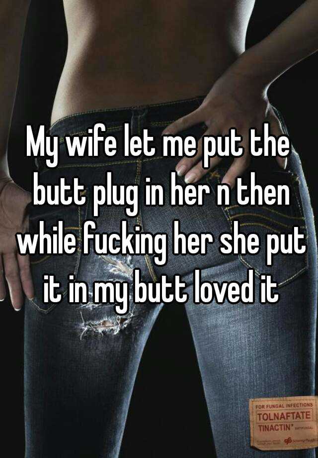 Kevlar reccomend Fucking butt plug for my wife