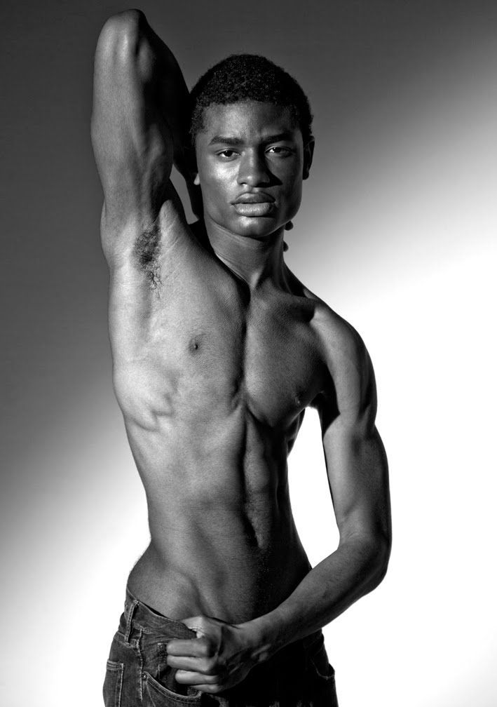 Black male erotic model