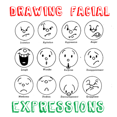 T-Rex reccomend Drawing cartoon facial expressions