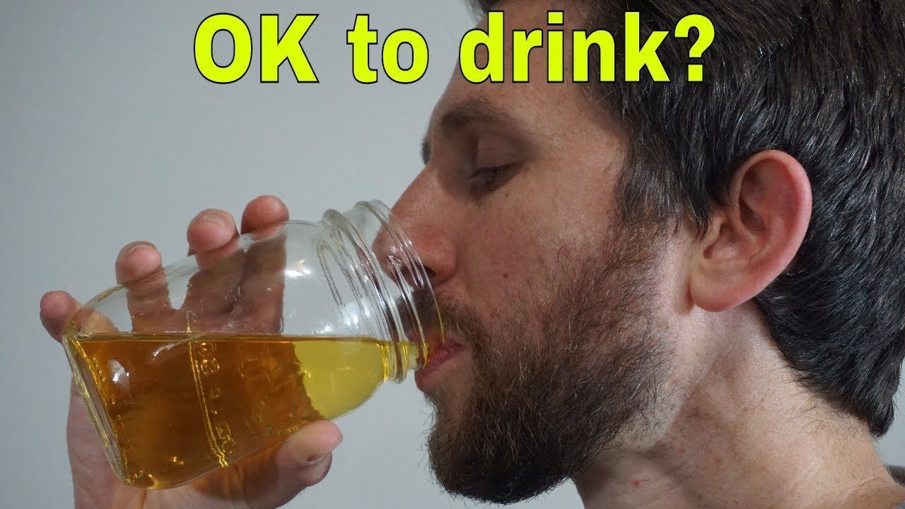 Drinking piss bad for