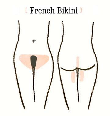 French bikini wax photo