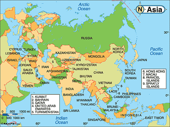 Ladygirl reccomend Asian geography quizes