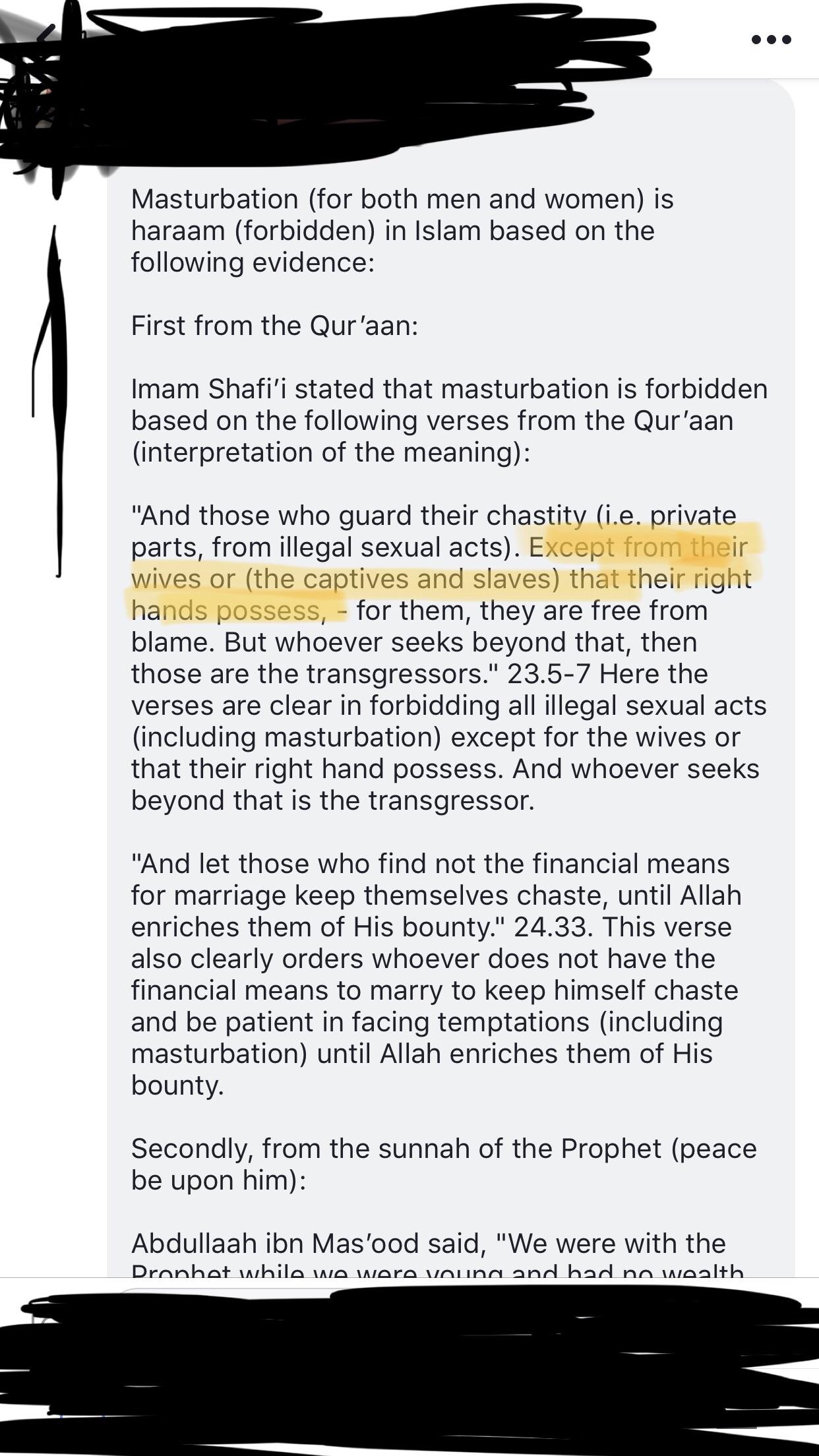 best of Being sin Exceptions to masturbation