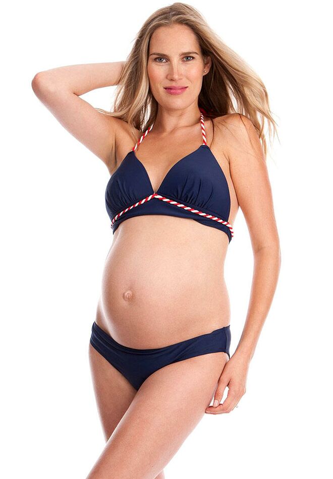 Maternity bikini top