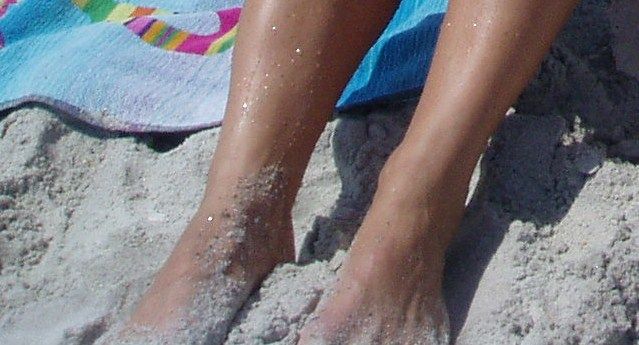 best of The beach Foot fetish on
