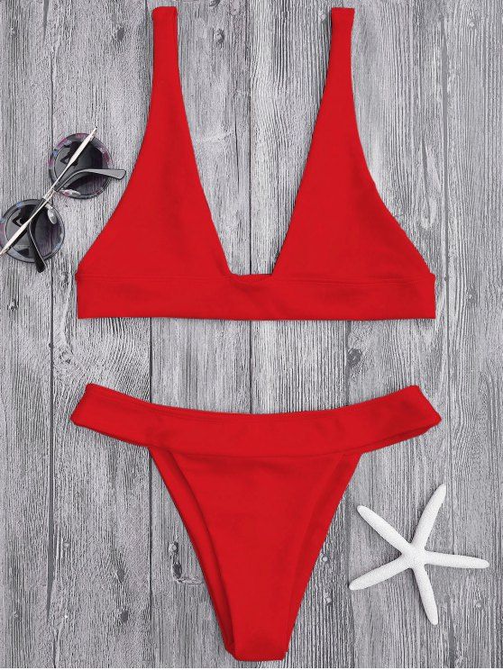High red bikini