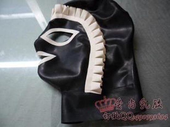 Home P. reccomend Leather fetish maid hood