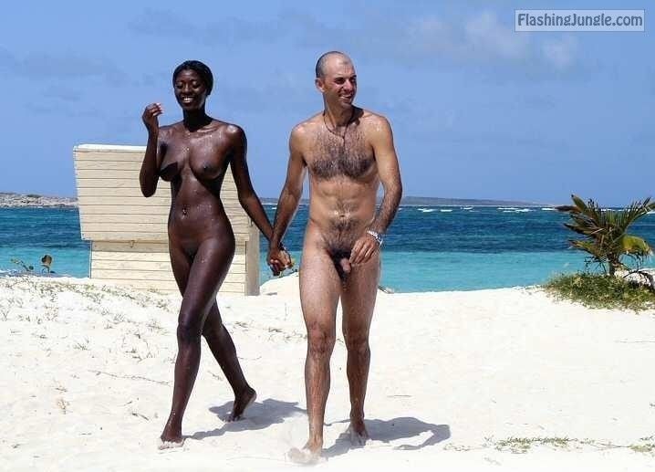 Nudist on the beach photos