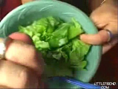 best of Cum Pissing eat salad