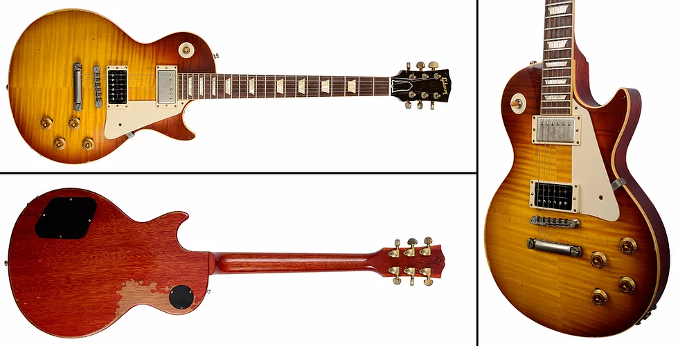 Shaved neck gibson guitar